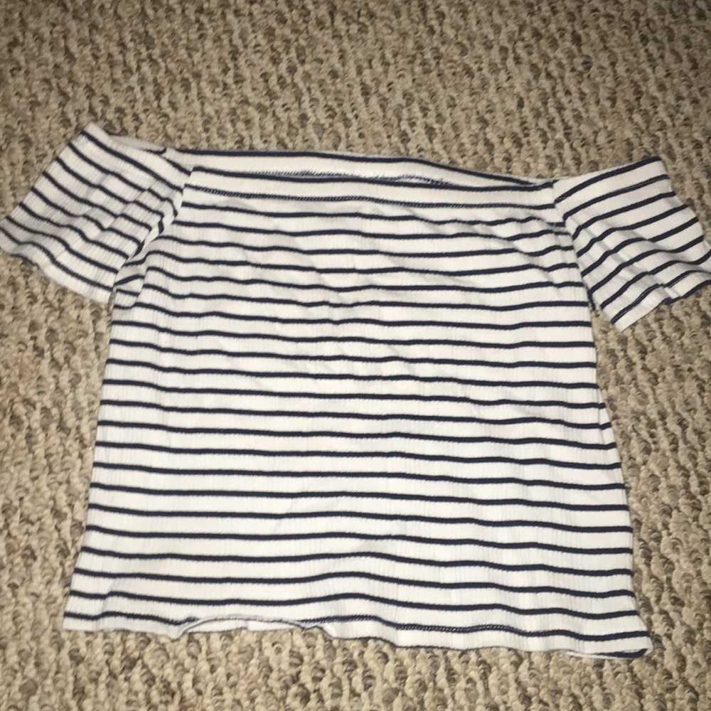 Off the shoulder crop top